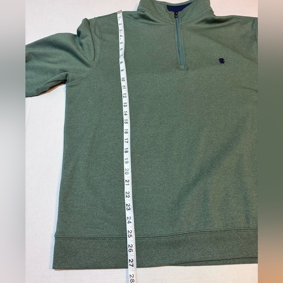 Izod‎ men’s size XL green 1/4 zip up pullover - Picture 12 of 13